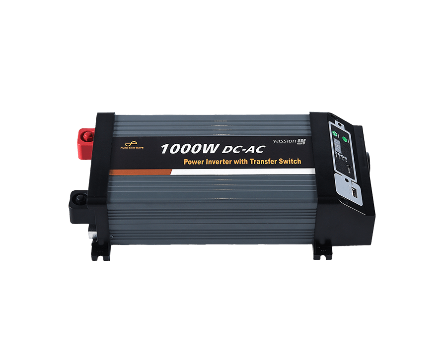 1000W Pure inverter med overførsel (aftageligt display)