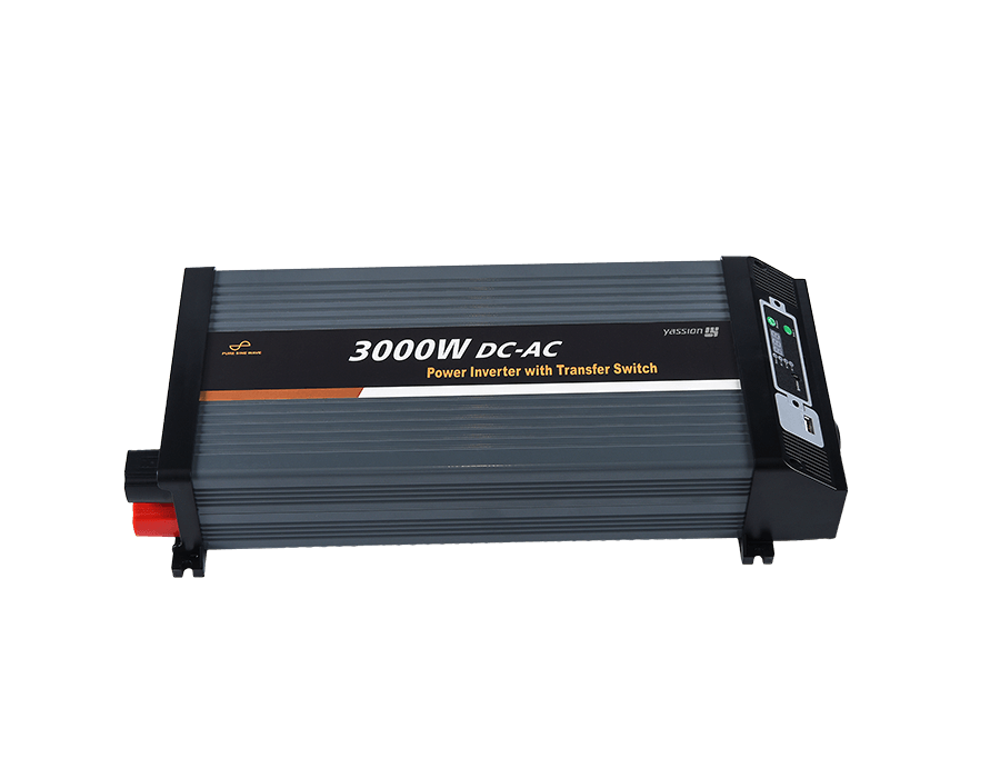 3000W Pure inverter med overførsel (aftageligt display)